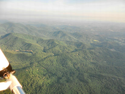 Georgia mountains from a P&M Aviation Quik GT450 trike